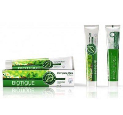 <b>BIO TOOTHPASTE<br></B>DENTAL CREAM - COMPLETE CARE AND WHITENING - CLOVE AND TULASI CREAM<BR>Complete care - Tube of 140 grs